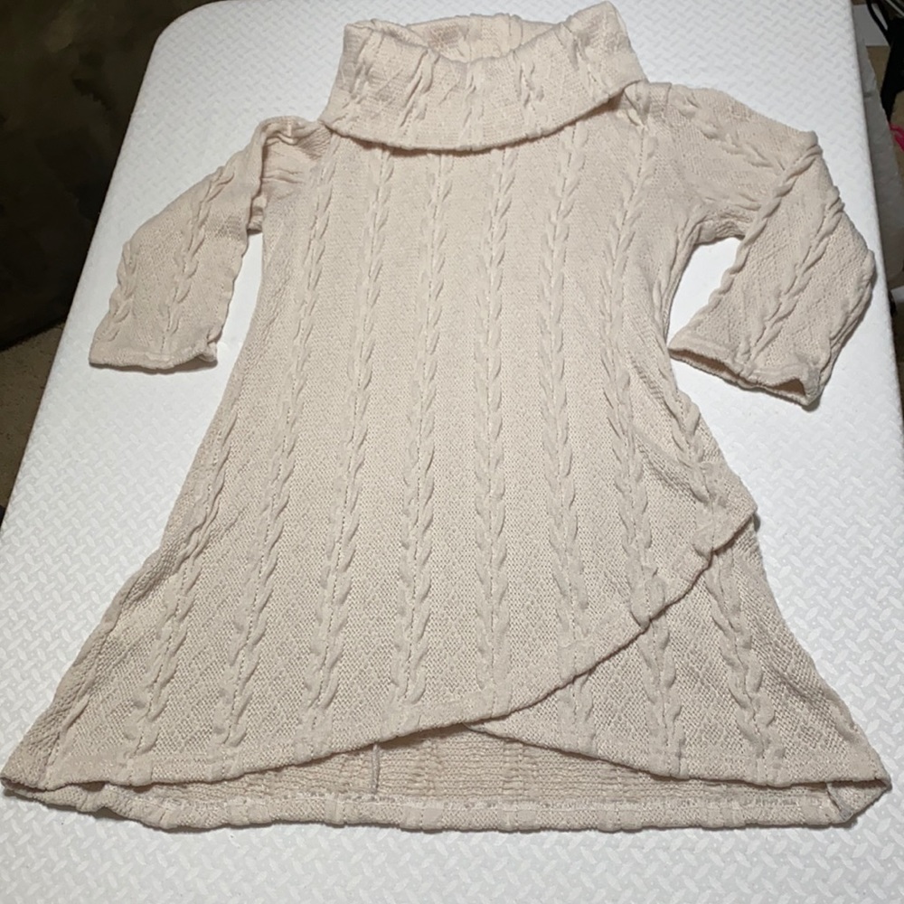 Reborn Assymetrical Knit Tunic Sz M